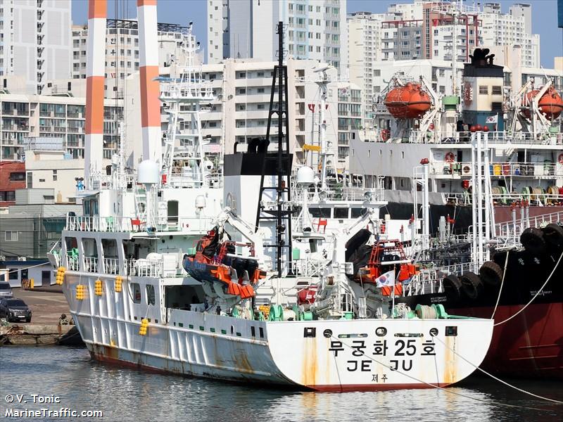 mugunghwa no.25 (-) - IMO , MMSI 440300200, Call Sign HLSS under the flag of Korea