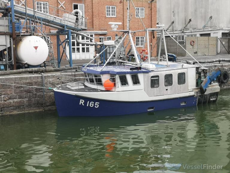 r165 vega (Fishing vessel) - IMO , MMSI 219004239, Call Sign OU7657 under the flag of Denmark