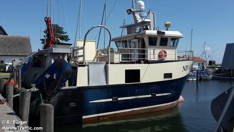 nd153 line charlotte (Fishing vessel) - IMO , MMSI 219024780, Call Sign OXWP under the flag of Denmark