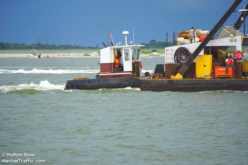 pusher 14 (Tug) - IMO , MMSI 368177780, Call Sign WDL9301 under the flag of United States (USA)