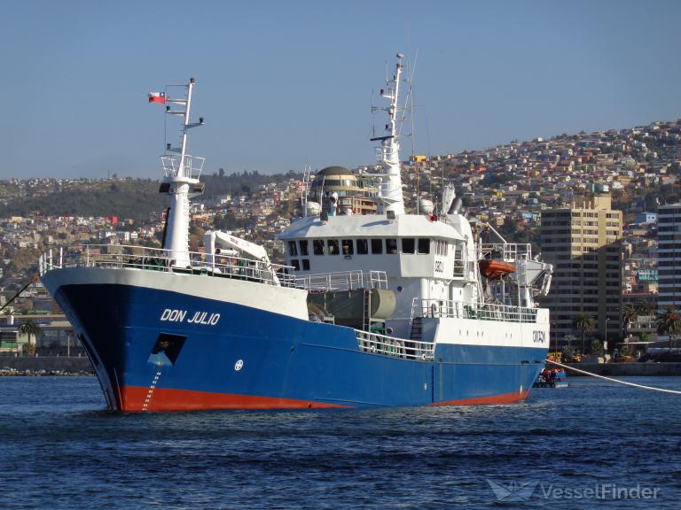 don julio (Fishing Vessel) - IMO 9114335, MMSI 725000332, Call Sign CB DJ under the flag of Chile