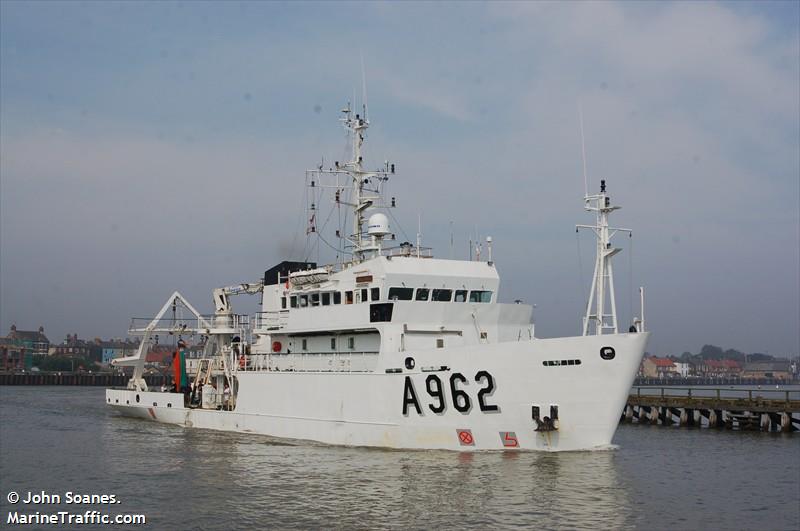 bns belgica (Research Vessel) - IMO 8222563, MMSI 205218000, Call Sign ORGQ under the flag of Belgium
