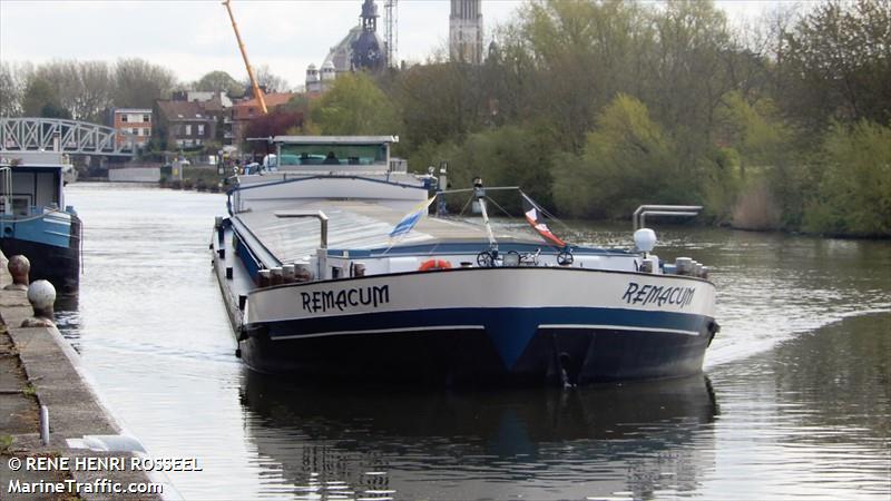 remacum (Cargo ship) - IMO , MMSI 205282390, Call Sign OT2823 under the flag of Belgium