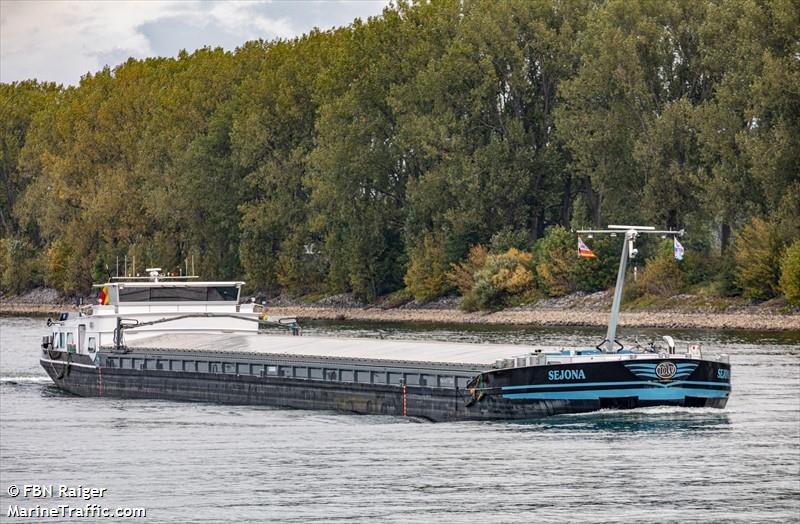 sejona (Cargo ship) - IMO , MMSI 205447090, Call Sign OT4470 under the flag of Belgium