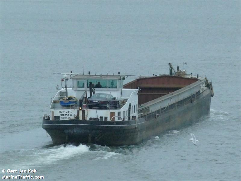 louisa 2 (Cargo ship) - IMO , MMSI 205528090, Call Sign OT5280 under the flag of Belgium
