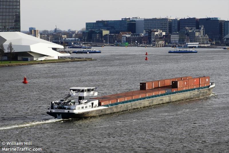 xanthos (Cargo ship) - IMO , MMSI 205546090, Call Sign OT5460 under the flag of Belgium