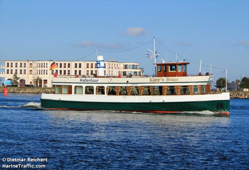 kaeppn brass (Passenger ship) - IMO , MMSI 211168190, Call Sign DCJW2 under the flag of Germany
