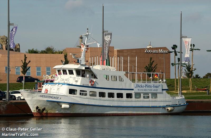 geestemuende (Other type) - IMO , MMSI 211634880, Call Sign DG6623 under the flag of Germany