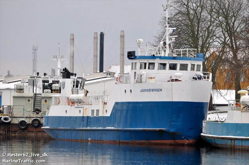 nekseloefaergen (Passenger/Ro-Ro Cargo Ship) - IMO 9074377, MMSI 219000899, Call Sign OZBG under the flag of Denmark