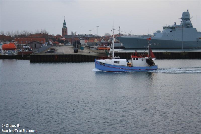 caroline ka75 (Fishing vessel) - IMO , MMSI 219002005, Call Sign XP2247 under the flag of Denmark
