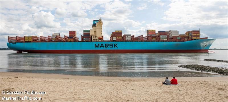 estelle maersk (Container Ship) - IMO 9321495, MMSI 220478000, Call Sign OVXO2 under the flag of Denmark
