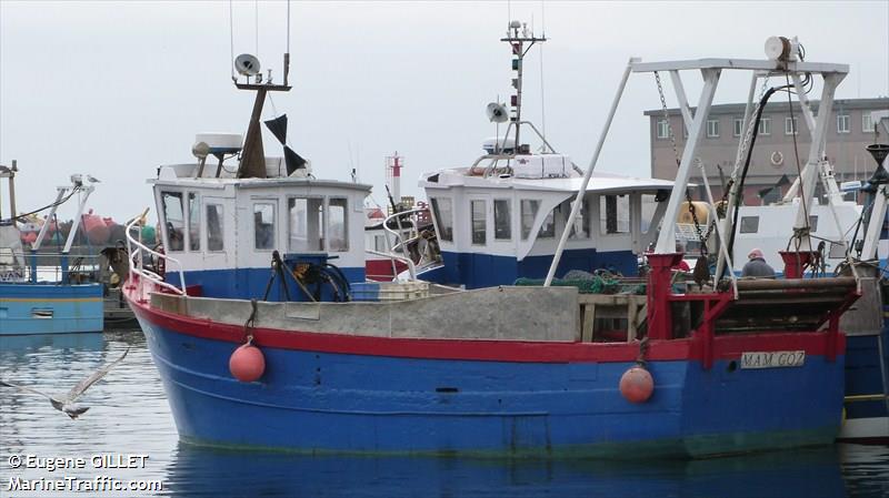 mam goz (Fishing vessel) - IMO , MMSI 227322690, Call Sign FI3738 under the flag of France