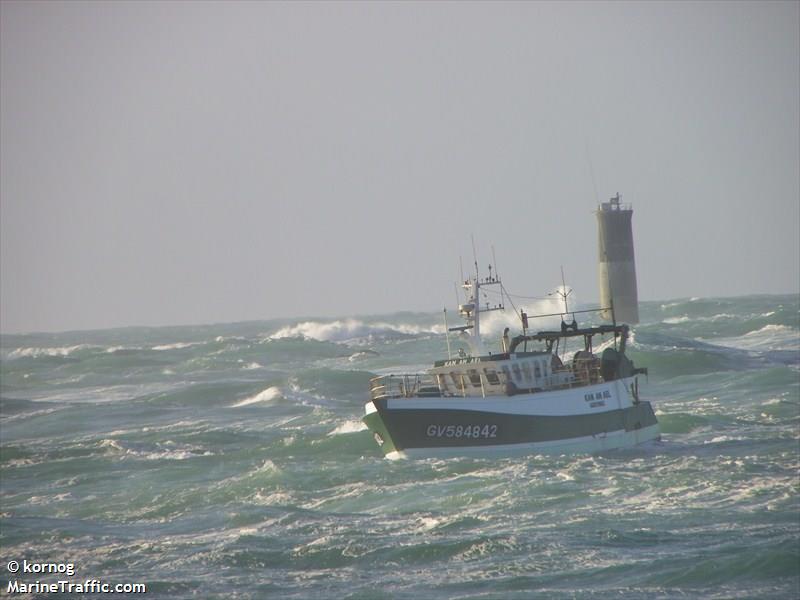 kan an ael fv (Fishing vessel) - IMO , MMSI 228109000, Call Sign FHIZ under the flag of France