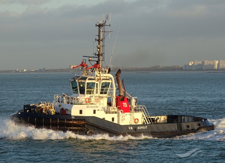 vb adroit (Tug) - IMO 9393747, MMSI 228293600, Call Sign FNQN under the flag of France