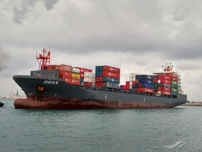 josita b (Container Ship) - IMO 9673630, MMSI 229966000, Call Sign 9HA3758 under the flag of Malta