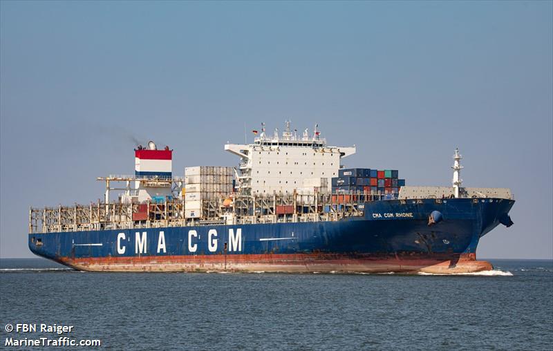 cma cgm rhone (Container Ship) - IMO 9674543, MMSI 229989000, Call Sign 9HA3778 under the flag of Malta