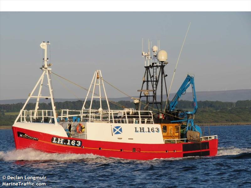 bright ray lh163 (Fishing vessel) - IMO , MMSI 235004076, Call Sign MUEX under the flag of United Kingdom (UK)
