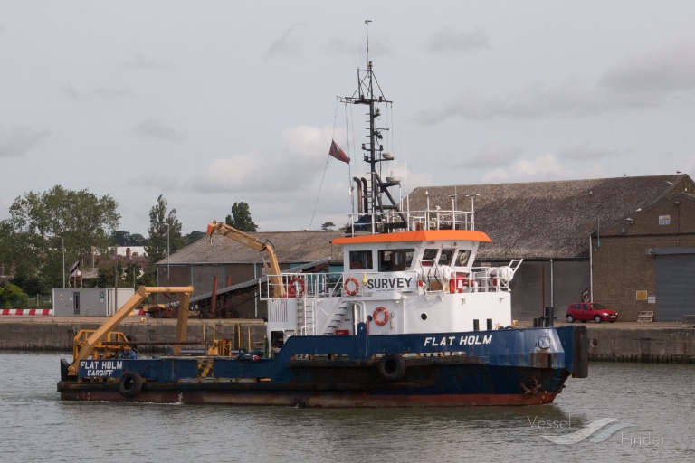 flatholm (Towing vessel) - IMO , MMSI 235014266, Call Sign GHLZ under the flag of United Kingdom (UK)