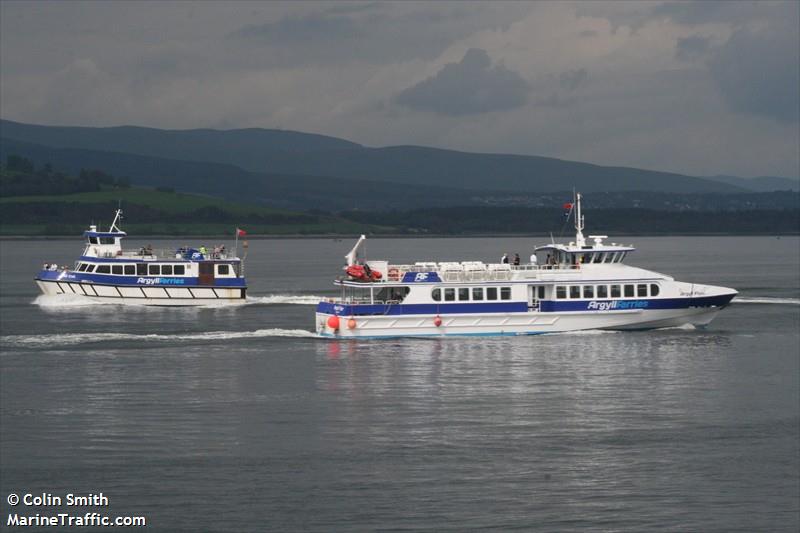 argyll flyer (Passenger Ship) - IMO 9231016, MMSI 235087611, Call Sign 2ERS2 under the flag of United Kingdom (UK)