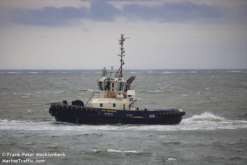 cms warrior (Tug) - IMO 9765184, MMSI 235113374, Call Sign 2IWN7 under the flag of United Kingdom (UK)