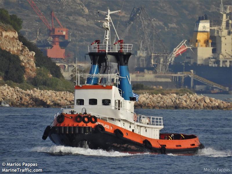 nikolaos v (Tug) - IMO 7824560, MMSI 240063300, Call Sign SVA7878 under the flag of Greece