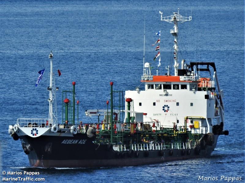aegean ace (Bunkering Tanker) - IMO 9038232, MMSI 240897000, Call Sign SVA2290 under the flag of Greece