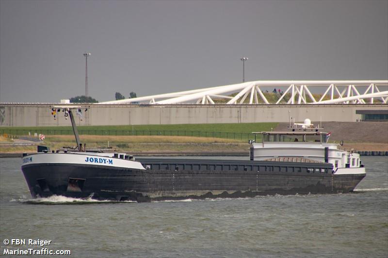 jordy-m (Cargo ship) - IMO , MMSI 244630718 under the flag of Netherlands