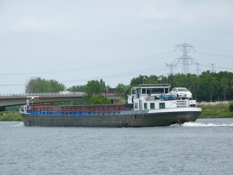 misonda (Cargo ship) - IMO , MMSI 244660584, Call Sign PD7819 under the flag of Netherlands