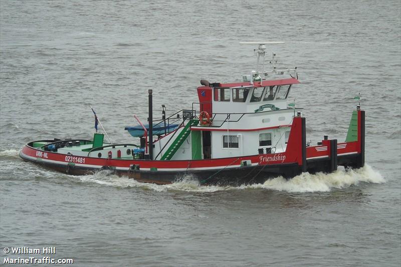 friendship (Cargo ship) - IMO , MMSI 244740598, Call Sign PD5818 under the flag of Netherlands