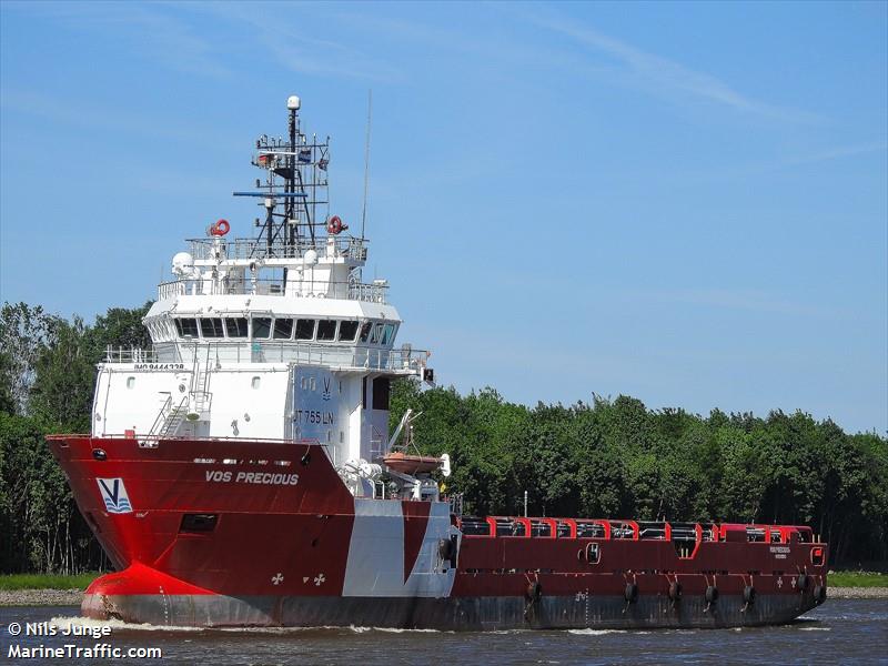 vos precious (Offshore Tug/Supply Ship) - IMO 9444338, MMSI 246723000, Call Sign PCDF under the flag of Netherlands