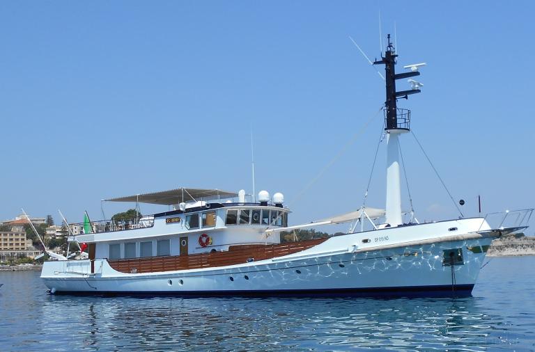 f100 (Yacht) - IMO 1001611, MMSI 247387000, Call Sign IZ9520 under the flag of Italy