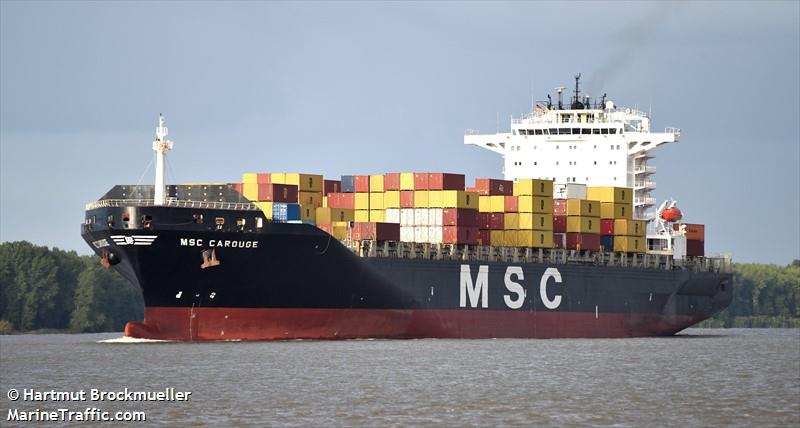 msc carouge (Container Ship) - IMO 9320441, MMSI 255805617, Call Sign CQFP under the flag of Madeira