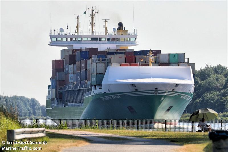 heinrich ehler (Container Ship) - IMO 9372200, MMSI 255806191, Call Sign CQAJ5 under the flag of Madeira