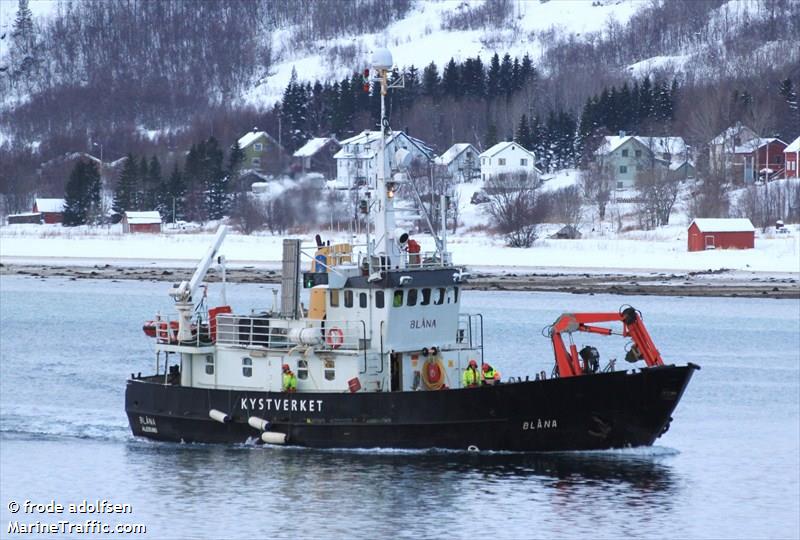 blaana (Supply Tender) - IMO 7321532, MMSI 257238500, Call Sign LKIJ under the flag of Norway