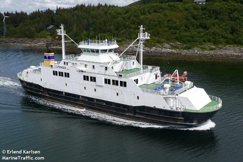 lysingen (Passenger/Ro-Ro Cargo Ship) - IMO 9030371, MMSI 257266500, Call Sign LERV under the flag of Norway