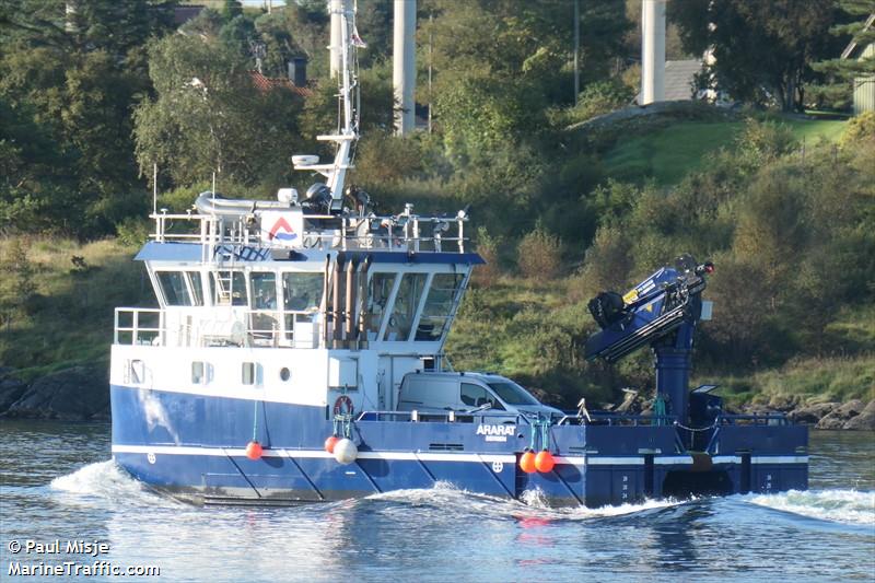 ararat (Port tender) - IMO , MMSI 258143240, Call Sign LG7886 under the flag of Norway