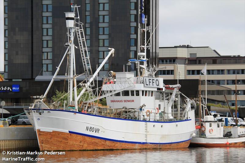smaahaug senior (Fishing vessel) - IMO , MMSI 258541000, Call Sign LFFQ under the flag of Norway