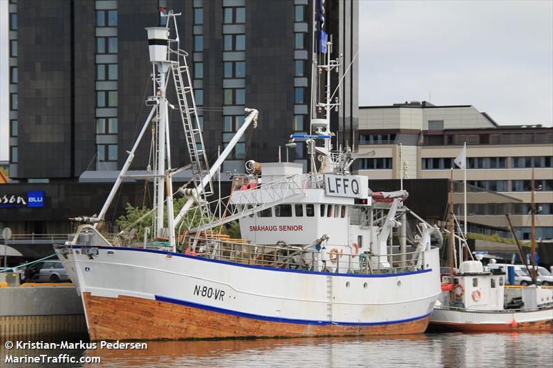 smaahaug senior (Fishing vessel) - IMO , MMSI 258541000, Call Sign LFFQ under the flag of Norway