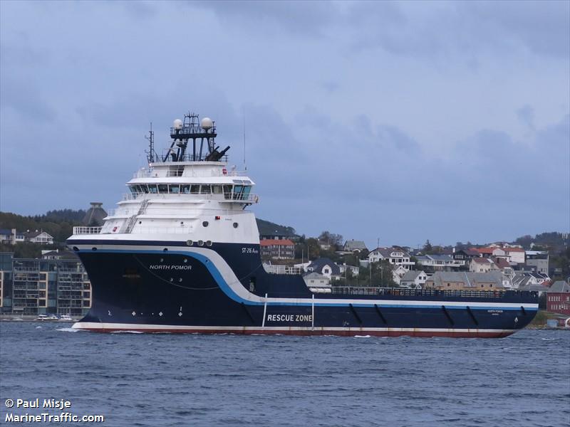 north pomor (Offshore Tug/Supply Ship) - IMO 9643465, MMSI 258895000, Call Sign LDAD under the flag of Norway
