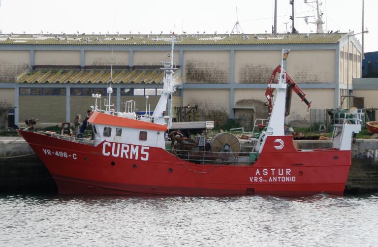 astur (Fishing vessel) - IMO , MMSI 263275000, Call Sign  CURM5 under the flag of Portugal