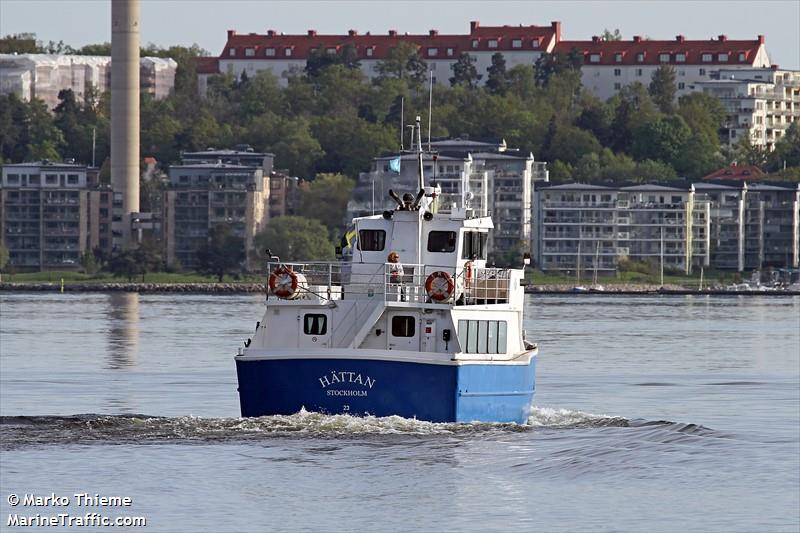 hattan (Passenger ship) - IMO , MMSI 265599790, Call Sign SKYG under the flag of Sweden