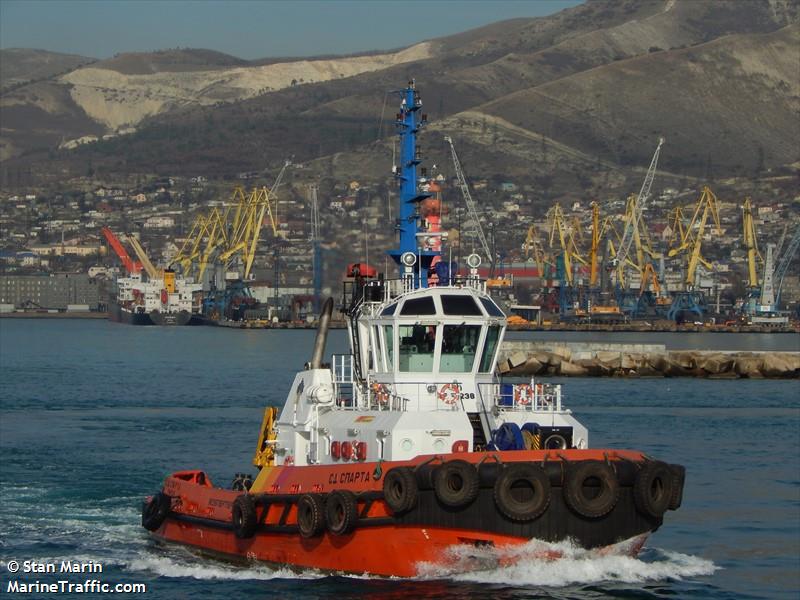 sd sparta (Tug) - IMO 9577238, MMSI 273384330, Call Sign UCKJ under the flag of Russia