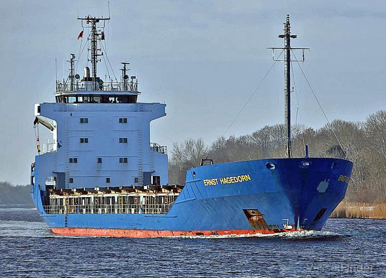 ernst hagedorn (General Cargo Ship) - IMO 8806149, MMSI 305295000, Call Sign V2DP7 under the flag of Antigua & Barbuda