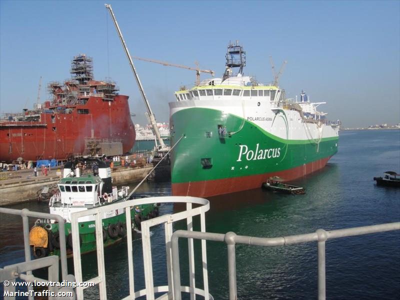 polarcus asima (Research Vessel) - IMO 9538127, MMSI 311012500, Call Sign C6XK6 under the flag of Bahamas