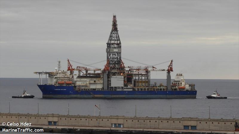 tungsten explorer (Drilling Ship) - IMO 9631735, MMSI 311069300, Call Sign C6ZF4 under the flag of Bahamas