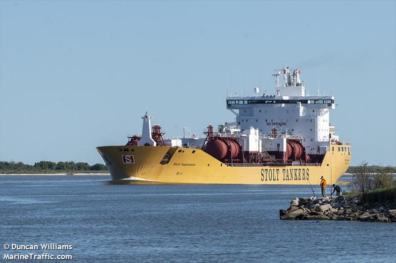 stolt inspiration (Chemical/Oil Products Tanker) - IMO 9102083, MMSI 319499000, Call Sign ZCSP8 under the flag of Cayman Islands