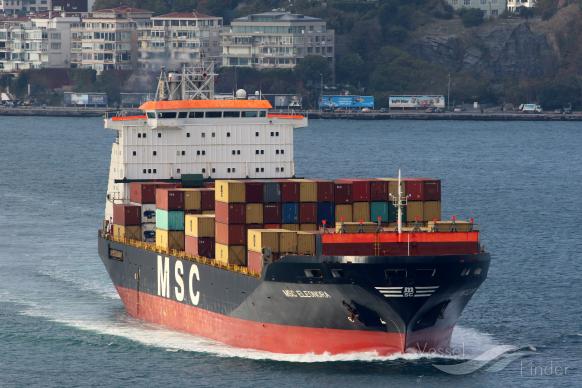 msc eleonora (Container Ship) - IMO 9064750, MMSI 356167000, Call Sign HPVY under the flag of Panama