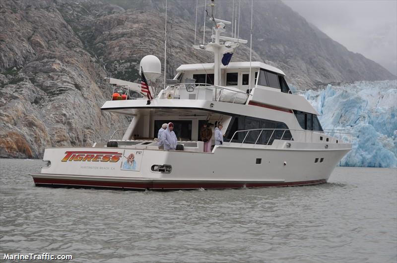 mv tigress (Pleasure craft) - IMO , MMSI 366749640 under the flag of United States (USA)