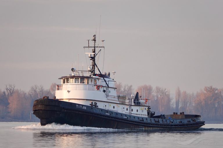 titan (Tug) - IMO 7506003, MMSI 366887950, Call Sign WBN5978 under the flag of United States (USA)