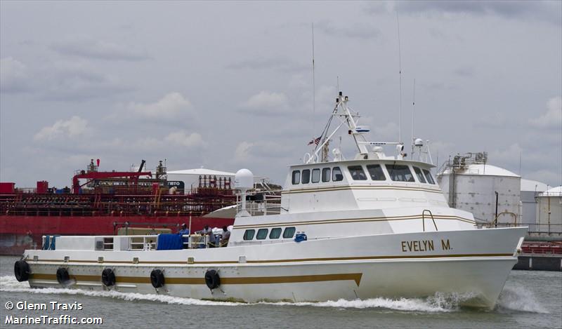 evelyn m (Passenger ship) - IMO , MMSI 367085240, Call Sign WAR2197 under the flag of United States (USA)